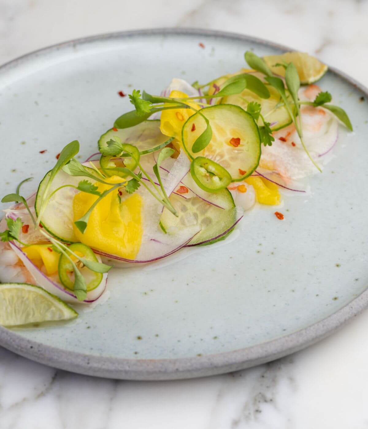 Chef Adolfo Perez at Abernethy's - mobile version