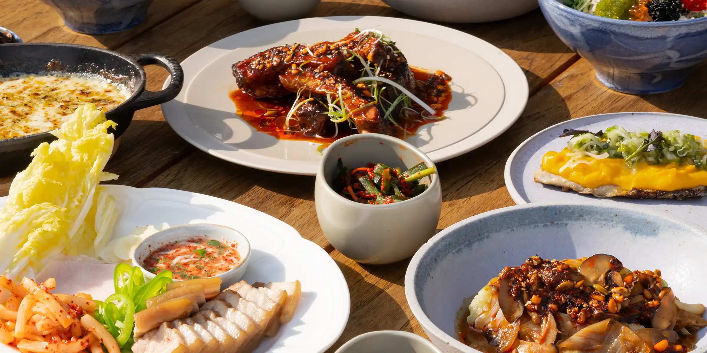 Dishes from Chef Mindy Oh at Abernethys - desktop version