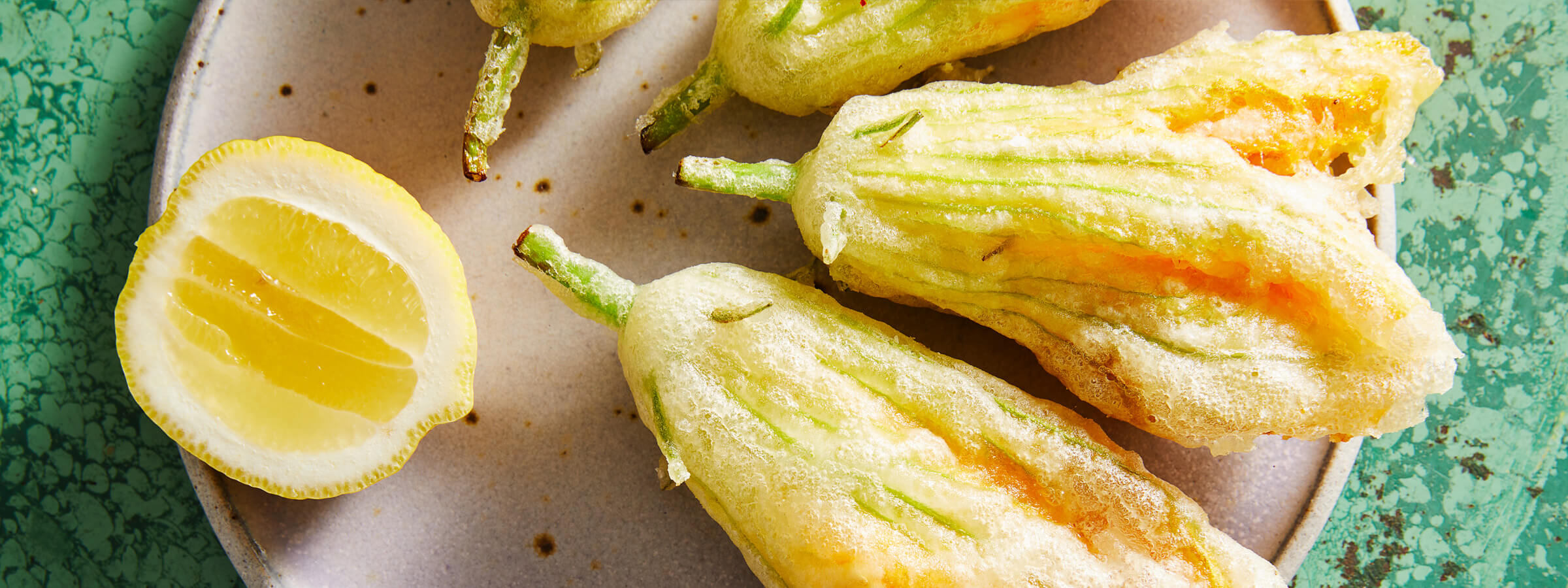 Squash Blossoms from Chef Willits at Abernethys - desktop version